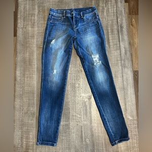 SOHO New York distressed skinny jeans denim jegging